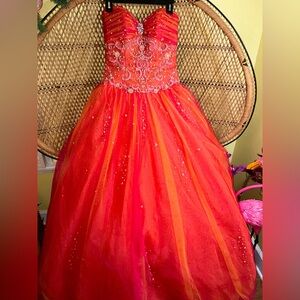Posh Precious Pageant/Prom Dress Size 8 EUC